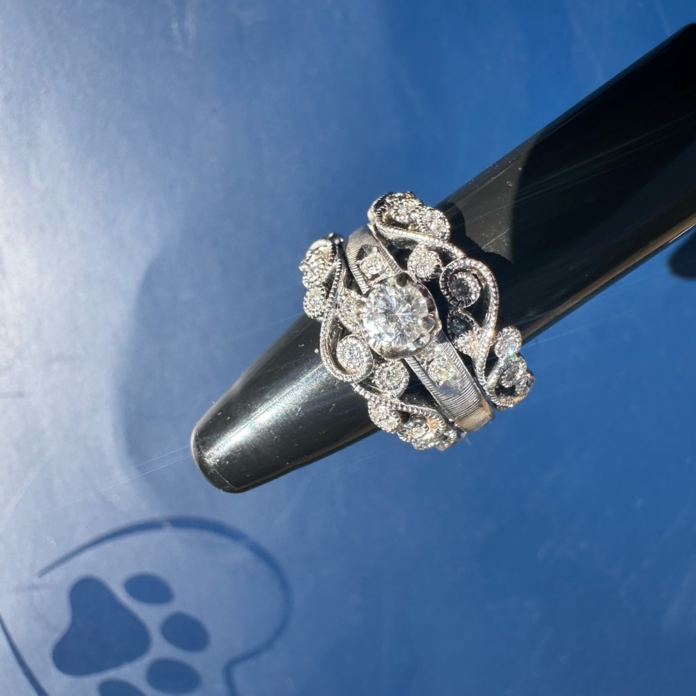 Wedding ring and double band